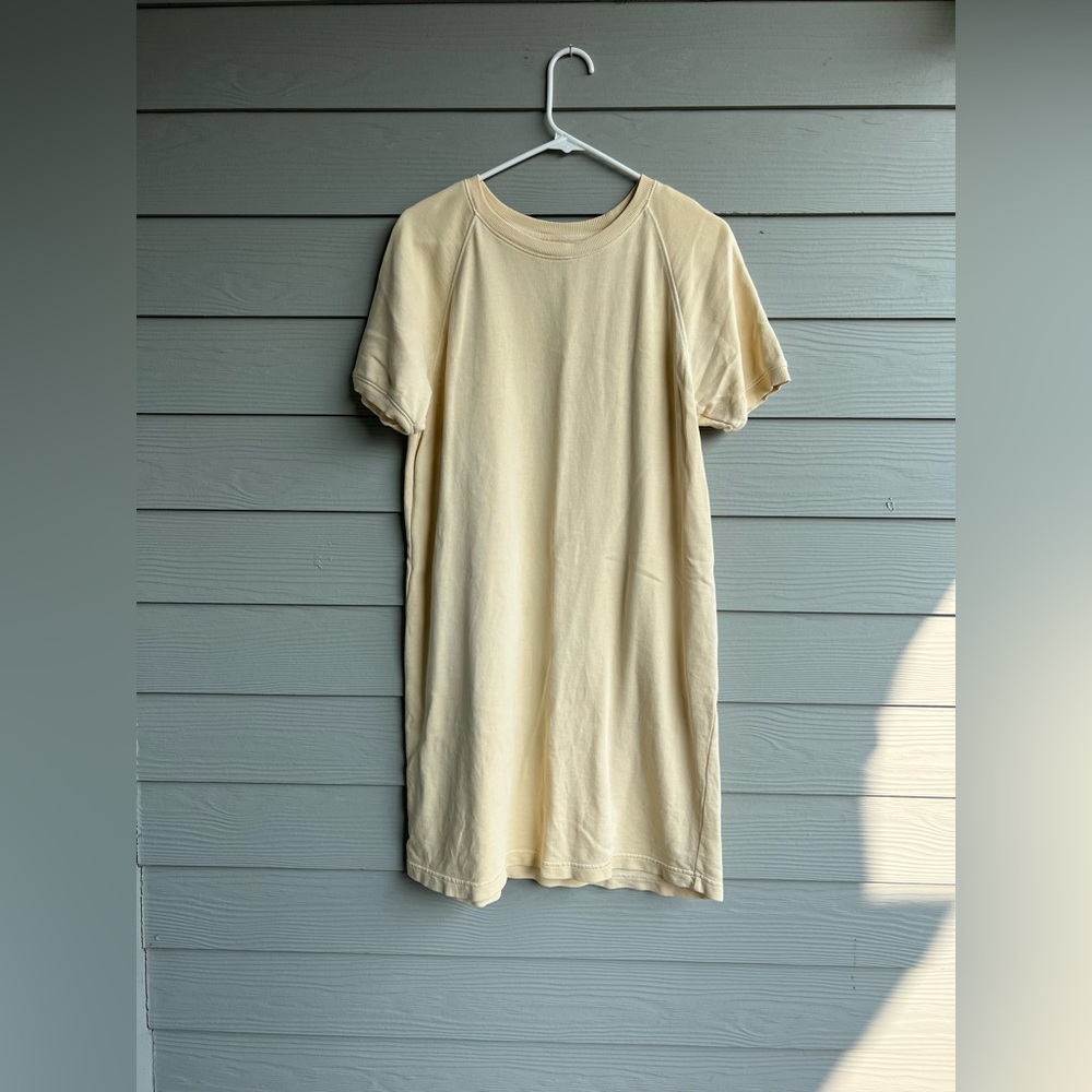 Lou & Grey Butter Yellow T-Shirt Dress